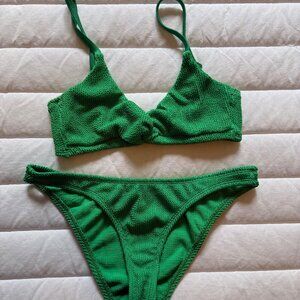Good American Bright Green Bikini